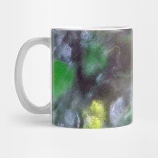 Palm leaves foliage, botanical illustration. Yellow-black-green marble hand-painted abstract watercolor. Design for fabric, textiles, wallpaper, baby room, packaging, paper.. Minim pattern, graphic brochure. Mug